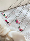 PinkMas Checkered Necklace Bag 11