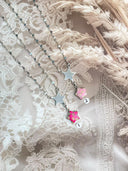 PinkMas Checkered Necklace Bag 24