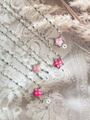 PinkMas Checkered Necklace Bag 23