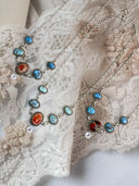 Fire Agate and Golden Hill Necklace S.No-10