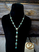 Dreamy Turquoise Stone Drop Necklaces-Necklaces-Rae Collective, Women's Online Fashion Boutique Located in Phoenix, Arizona (Scottsdale Area)