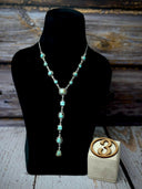 Dreamy Turquoise Stone Drop Necklaces-Necklaces-Rae Collective, Women's Online Fashion Boutique Located in Phoenix, Arizona (Scottsdale Area)