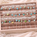 Turquoise Charm Necklace s