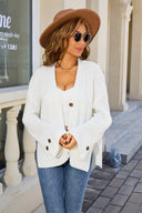 Everyday Basic Button Cardigan-Tops-Krush Kandy, Women's Online Fashion Boutique Located in Phoenix, Arizona (Scottsdale Area)