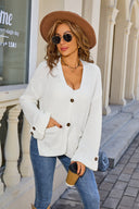 Everyday Basic Button Cardigan-Tops-Krush Kandy, Women's Online Fashion Boutique Located in Phoenix, Arizona (Scottsdale Area)