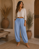 Wide Leg Denim Lounge Pants