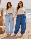 Wide Leg Denim Lounge Pants