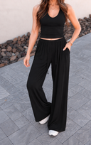 Wide Leg Pant Set