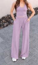 Wide Leg Pant Set