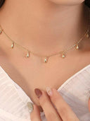Dainty Minimalist Geometric Necklace-Necklaces-Krush Kandy, Women's Online Fashion Boutique Located in Phoenix, Arizona (Scottsdale Area)