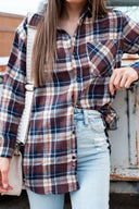 Cool As Ice Long Sleeve Plaid Top | S-2X, 3 Colors!-Long Sleeve Tops-Rae Collective, Women's Online Fashion Boutique Located in Phoenix, Arizona (Scottsdale Area)
