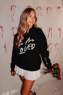 You Are Loved Black Sweatshirt-Rae Collective, Women's Online Fashion Boutique Located in Phoenix, Arizona (Scottsdale Area)