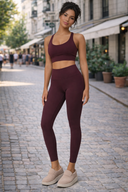 Yogalicious Lux Supportive Waistband Ankle Legging