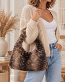 Zaya Faux-Fur Hobo Bag
