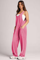 Lovelet Wide Strap Jumpsuit with Pockets-Rae Collective, Women's Online Fashion Boutique Located in Phoenix, Arizona (Scottsdale Area)