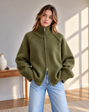 Elowen Zip Knit Cardigan
