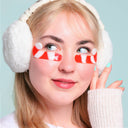Christmas Holiday Candy Cane Cutie Depuffing Undereye Masks-Accessories-Krush Kandy, Women's Online Fashion Boutique Located in Phoenix, Arizona (Scottsdale Area)