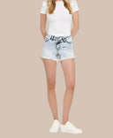Crossover Chic Mid Rise Shorts-Denim-Rae Collective, Women's Online Fashion Boutique Located in Phoenix, Arizona (Scottsdale Area)
