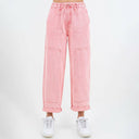 Color Washed Barrel Fit Pants-PANTS-Krush Kandy, Women's Online Fashion Boutique Located in Phoenix, Arizona (Scottsdale Area)