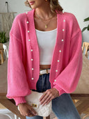 Pearl Open Front Long Sleeve Cardigan-Rae Collective, Women's Online Fashion Boutique Located in Phoenix, Arizona (Scottsdale Area)