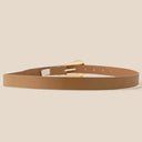 Bulky Buckle Vegan Leather Statement Belt