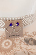 Stand Out Geometric Stone Earrings-Earrings-Krush Kandy, Women's Online Fashion Boutique Located in Phoenix, Arizona (Scottsdale Area)
