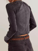 V-Neck Button Up Cropped Cardigan-Rae Collective, Women's Online Fashion Boutique Located in Phoenix, Arizona (Scottsdale Area)