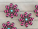Neon Pink & Onyx Petal Perfection Ring-Ring Sizers-Rae Collective, Women's Online Fashion Boutique Located in Phoenix, Arizona (Scottsdale Area)