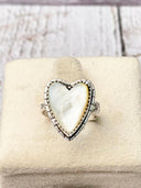 Love Is In The Air Heart Slab Ring | MADE TO ORDER-Rings-Rae Collective, Women's Online Fashion Boutique Located in Phoenix, Arizona (Scottsdale Area)