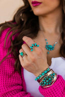 Mini 1/2 Horse Shoe Sterling Silver Stone Ring-Rae Collective, Women's Online Fashion Boutique Located in Phoenix, Arizona (Scottsdale Area)