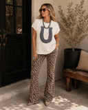 Lucky Charm Crochet Horseshoe Top