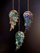 Abalone Wing Necklace-Chain Necklaces-Rae Collective, Women's Online Fashion Boutique Located in Phoenix, Arizona (Scottsdale Area)