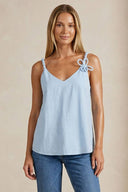 3d Twisted Flower Tank Top