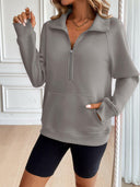 Ivy Lane Half Zip Raglan Sleeve Sweatshirt-Rae Collective, Women's Online Fashion Boutique Located in Phoenix, Arizona (Scottsdale Area)