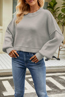 Round Neck Dropped Shoulder Sweater-Rae Collective, Women's Online Fashion Boutique Located in Phoenix, Arizona (Scottsdale Area)
