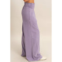 So Fetch Mineral Washed Wide-Leg Smocked Waist Pants | 6 Colors