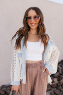 POL Lace Jean Jacket