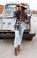 Cool As Ice Long Sleeve Plaid Top | S-2X, 3 Colors!-Long Sleeve Tops-Rae Collective, Women's Online Fashion Boutique Located in Phoenix, Arizona (Scottsdale Area)