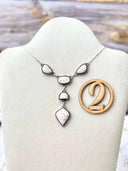 Pink Larimar Lariat Necklaces-Necklaces-Rae Collective, Women's Online Fashion Boutique Located in Phoenix, Arizona (Scottsdale Area)
