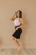 Moving On Ribbed Sports Bra-Sports Bras-Rae Collective, Women's Online Fashion Boutique Located in Phoenix, Arizona (Scottsdale Area)