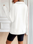 Ivy Lane Half Zip Raglan Sleeve Sweatshirt-Rae Collective, Women's Online Fashion Boutique Located in Phoenix, Arizona (Scottsdale Area)