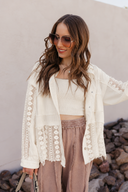 POL Lace Jean Jacket
