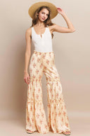 Peach Blossom Palazzo Pants-Pants-Krush Kandy, Women's Online Fashion Boutique Located in Phoenix, Arizona (Scottsdale Area)