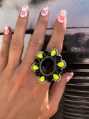 Krush Originals Portrait Mode Neon Opal & Black Onyx Ring-Rae Collective, Women's Online Fashion Boutique Located in Phoenix, Arizona (Scottsdale Area)