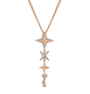 Triple Balthus Star Necklace-Lariat and Y Necklaces-Krush Kandy, Women's Online Fashion Boutique Located in Phoenix, Arizona (Scottsdale Area)