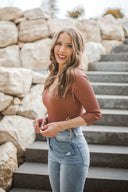 Niki Biki Right Decision V Neck Crop Top | (4 colors!)-Long Sleeve Tops-Rae Collective, Women's Online Fashion Boutique Located in Phoenix, Arizona (Scottsdale Area)