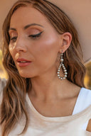 Let's Go Out Dangle Beaded Ball Earrings-Earrings-Rae Collective, Women's Online Fashion Boutique Located in Phoenix, Arizona (Scottsdale Area)