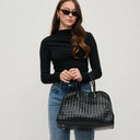 Rhonda Woven Tote-handbags-Krush Kandy, Women's Online Fashion Boutique Located in Phoenix, Arizona (Scottsdale Area)
