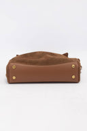 Genuine Suede Turn-Lock Satchel-handbags-Krush Kandy, Women's Online Fashion Boutique Located in Phoenix, Arizona (Scottsdale Area)