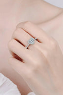 1 Carat Moissanite Heart-Shaped Ring-Rae Collective, Women's Online Fashion Boutique Located in Phoenix, Arizona (Scottsdale Area)